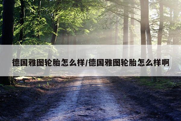 德国雅图轮胎怎么样/德国雅图轮胎怎么样啊