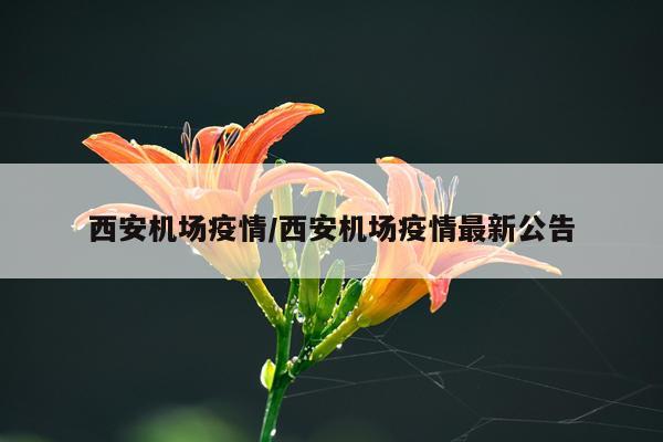 西安机场疫情/西安机场疫情最新公告