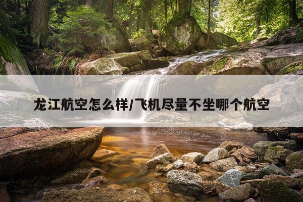 龙江航空怎么样/飞机尽量不坐哪个航空