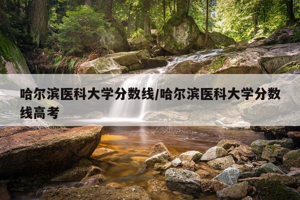 哈尔滨医科大学分数线/哈尔滨医科大学分数线高考