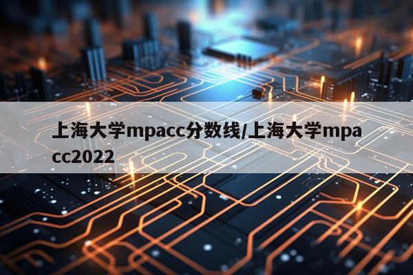 上海大学mpacc分数线/上海大学mpacc2022