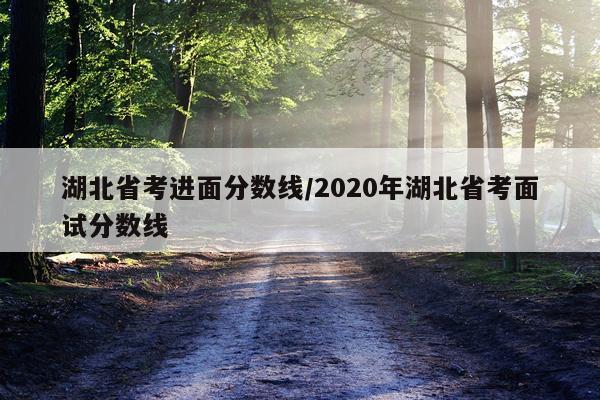 湖北省考进面分数线/2020年湖北省考面试分数线