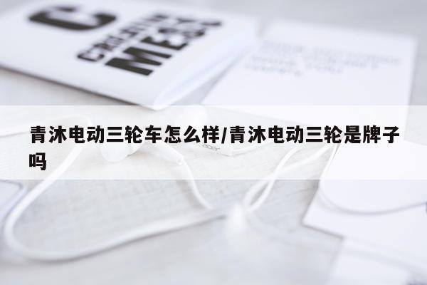 青沐电动三轮车怎么样/青沐电动三轮是牌子吗