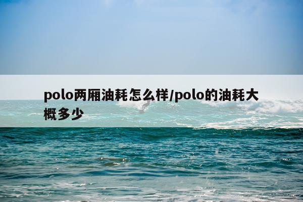 polo两厢油耗怎么样/polo的油耗大概多少