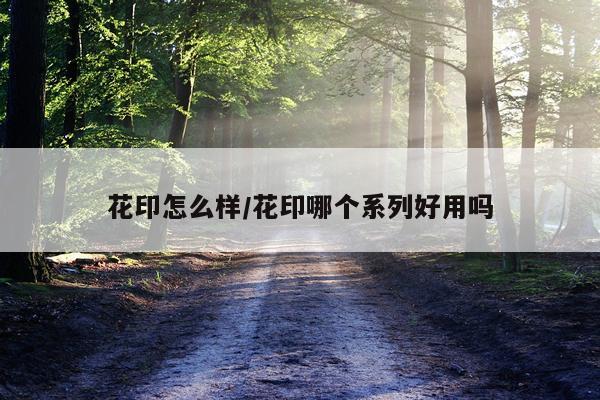 花印怎么样/花印哪个系列好用吗