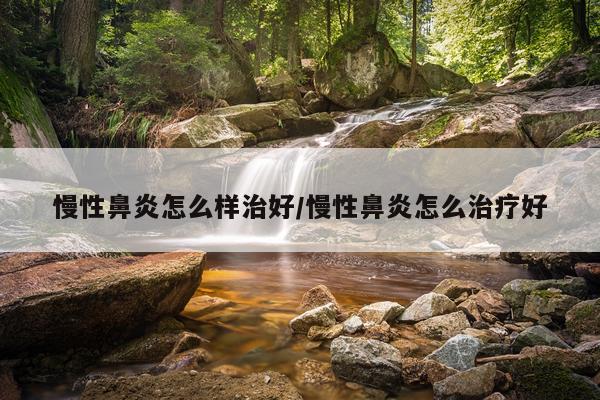 慢性鼻炎怎么样治好/慢性鼻炎怎么治疗好