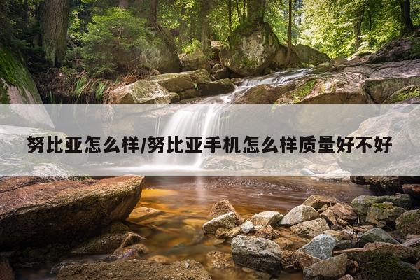 努比亚怎么样/努比亚手机怎么样质量好不好
