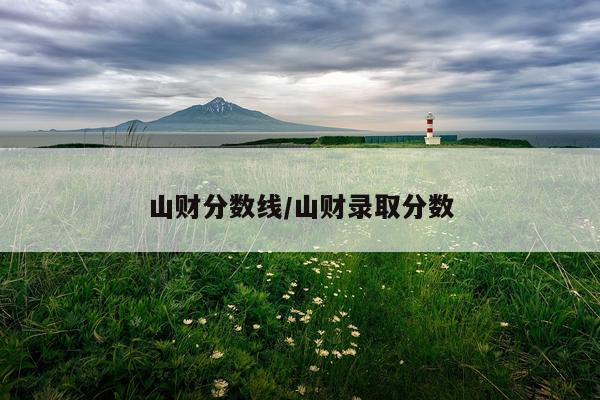 山财分数线/山财录取分数